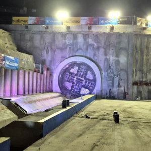 Tarcza TBM Kinga po przebiciu w Mordarce, fot. Piotr Hamarnik (1)