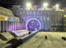 Tarcza TBM Kinga po przebiciu w Mordarce, fot. Piotr Hamarnik (1)