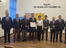 Podpisanie umowy na budowę linii kolejowej nr 622, na odcinku Szczyrzyc – Tymbark, w ramach projektu Podłęże-Piekiełko fot. Piotr Hamarnik