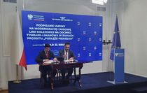 Podpisanie umowy na odc. Tymbark - Limanowa, fot. Piotr Hamarnik PLK SA