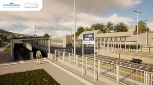 Przejście podziemne na stacji Mszana Dolna (1)